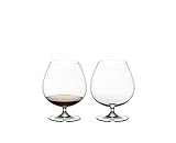 RIEDEL 6416/18 Vinum Brandy, 2-teiliges Brandyglas Set, Kristallglas