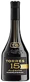 TORRES BRANDY 15 RESERVA PRIVADO (1x 0,7l) – aus der spanischen Weinbauregion Penedès – in statischer Lagerung und Solera-Verfahren gereift – 70cl mit 40% vol.