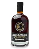 Absacker of Germany - Black Label Premium Kräuterlikör 0,5 Liter 28% Vol. - großartige Komposition aus Kräutern, Früchten und Gewürzen - Kräuter Likör