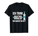 Ouzo Shirt Griechenland Urlaub Geschenk Gyros Korfu Athen T-Shirt