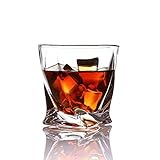EnB Cognac Gläser 2 er Set mit Holzbox, Whiskey Gläser, Cocktail Gläser, Dessert Gläser, Kristall Gläser, spülmaschinenfest