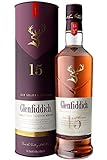 Glenfiddich Single Malt Scotch Whisky 15 Jahre Solera mit Geschenkverpackung, 700ml