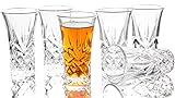 JAIEF Tequila-Gläser mit schwerem Boden Schnapsgläser 58ml (6 Stück)